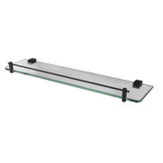 Modern National Lux Glass Shelf - Matte Black
