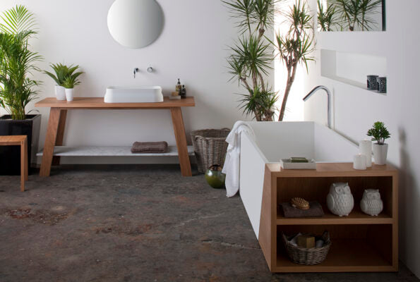 Omvivo Latis rectangle above counter basin