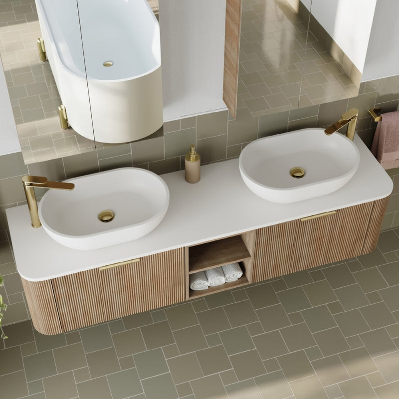 Fienza Margot Wall Hung Cabinet Centre Shelf