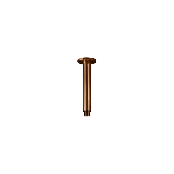 Meir Round Ceiling Shower Arm 150mm - Lustre Bronze