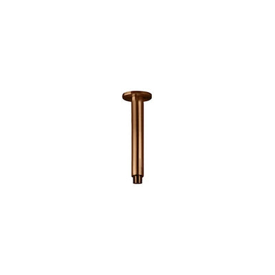 Meir Round Ceiling Shower Arm 150mm - Lustre Bronze