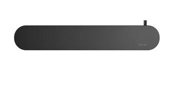 Meir Curvae Toilet Roll Holder - Matte Black