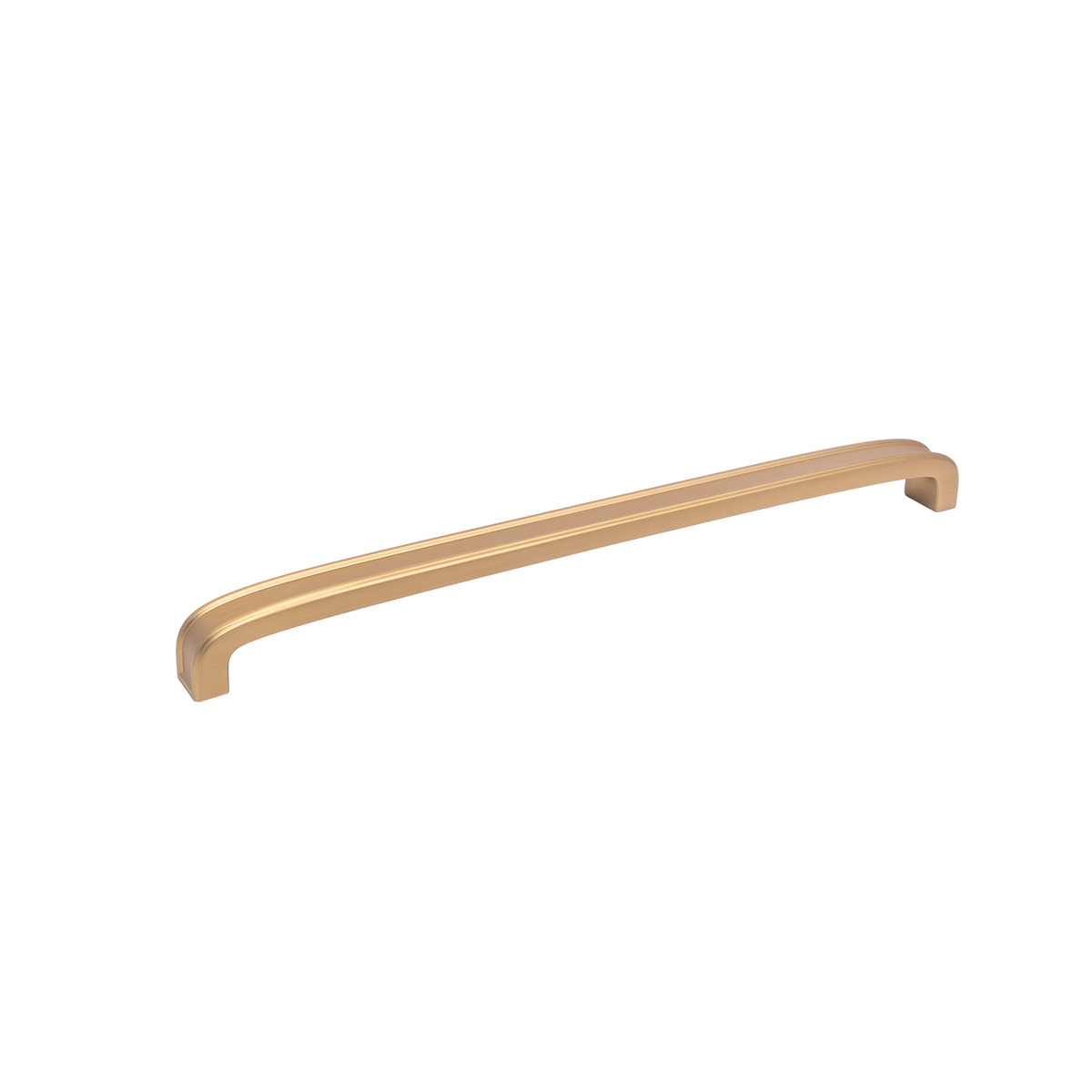 Momo Monaco D Handle 320mm in Brushed Satin Brass
