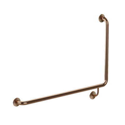 Meir Mobility 90 Degree Left Side Grab Rail 600mm Lustre Bronze