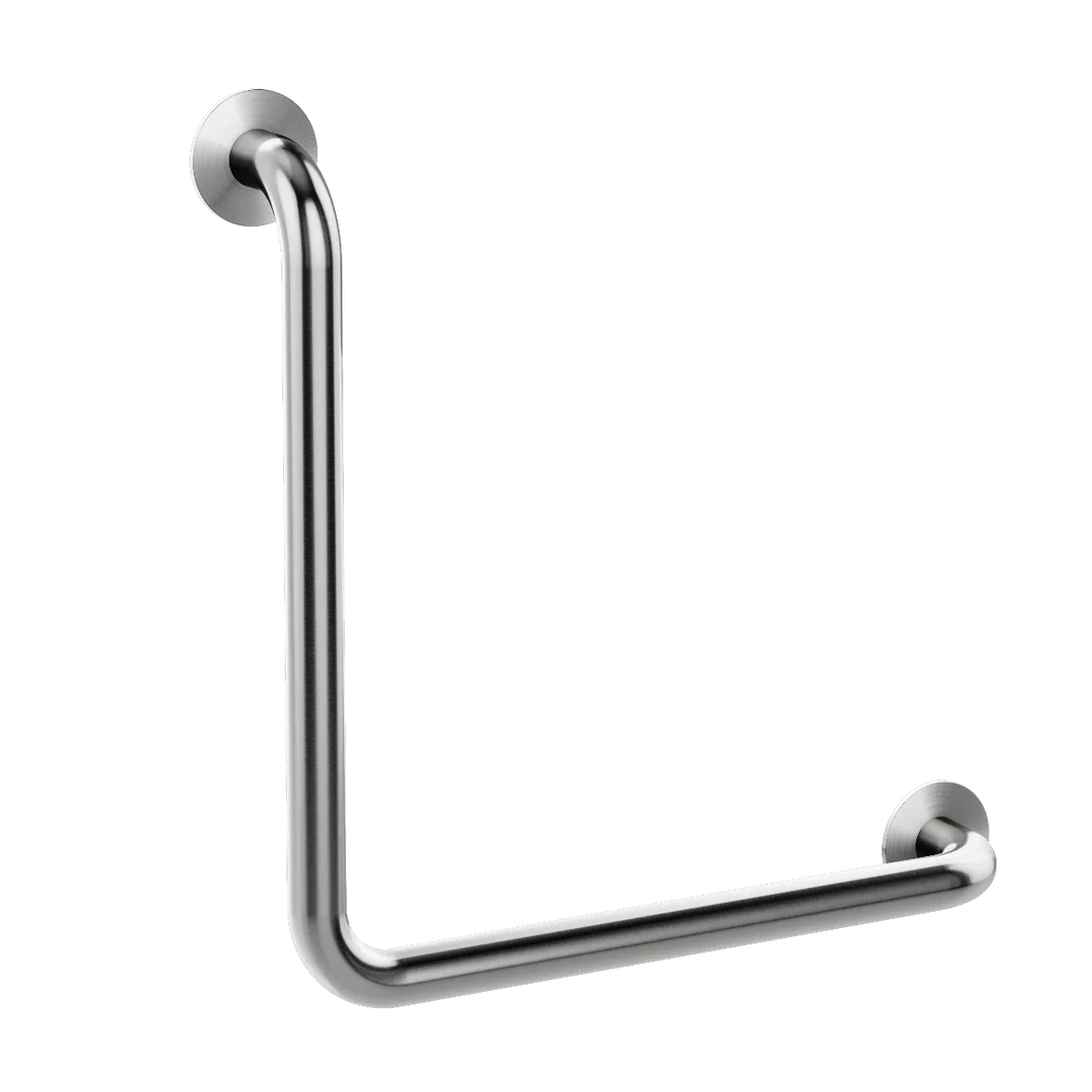 Meir Mobility 90 Degree Grab Rail 450mm Brushed Nickel