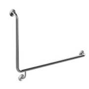 Meir  Mobility 90 Degree Right Side Grab Rail 600mm Brushed Nickel