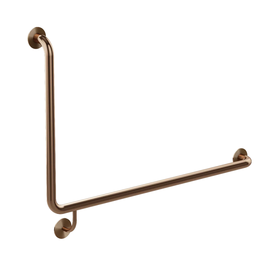Meir Mobility 90 Degree Right Side Grab Rail 600mm Lustre Bronze