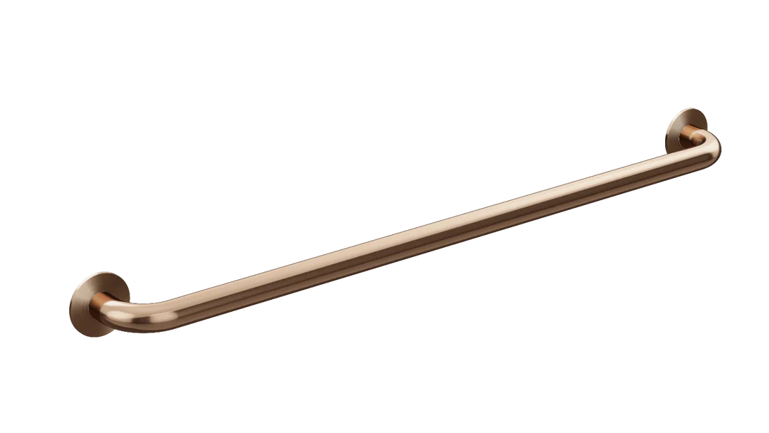 Meir  Mobility Straight Grab Rail 900mm Lustre Bronze