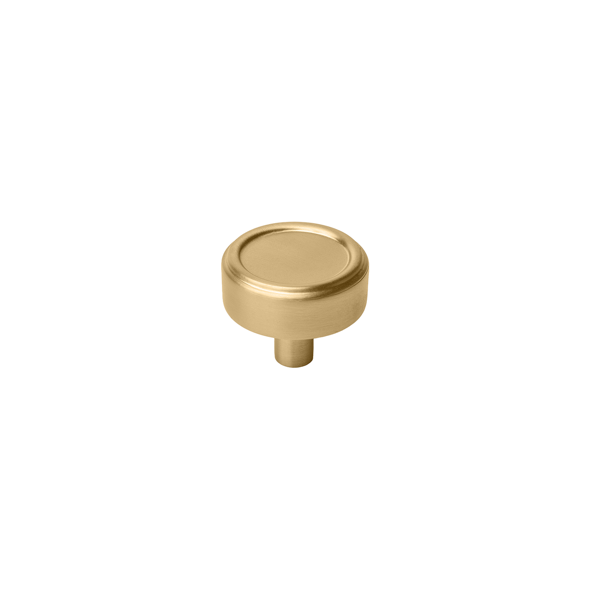 Momo Monaco Round Knob 36mm in Brushed Satin Brass