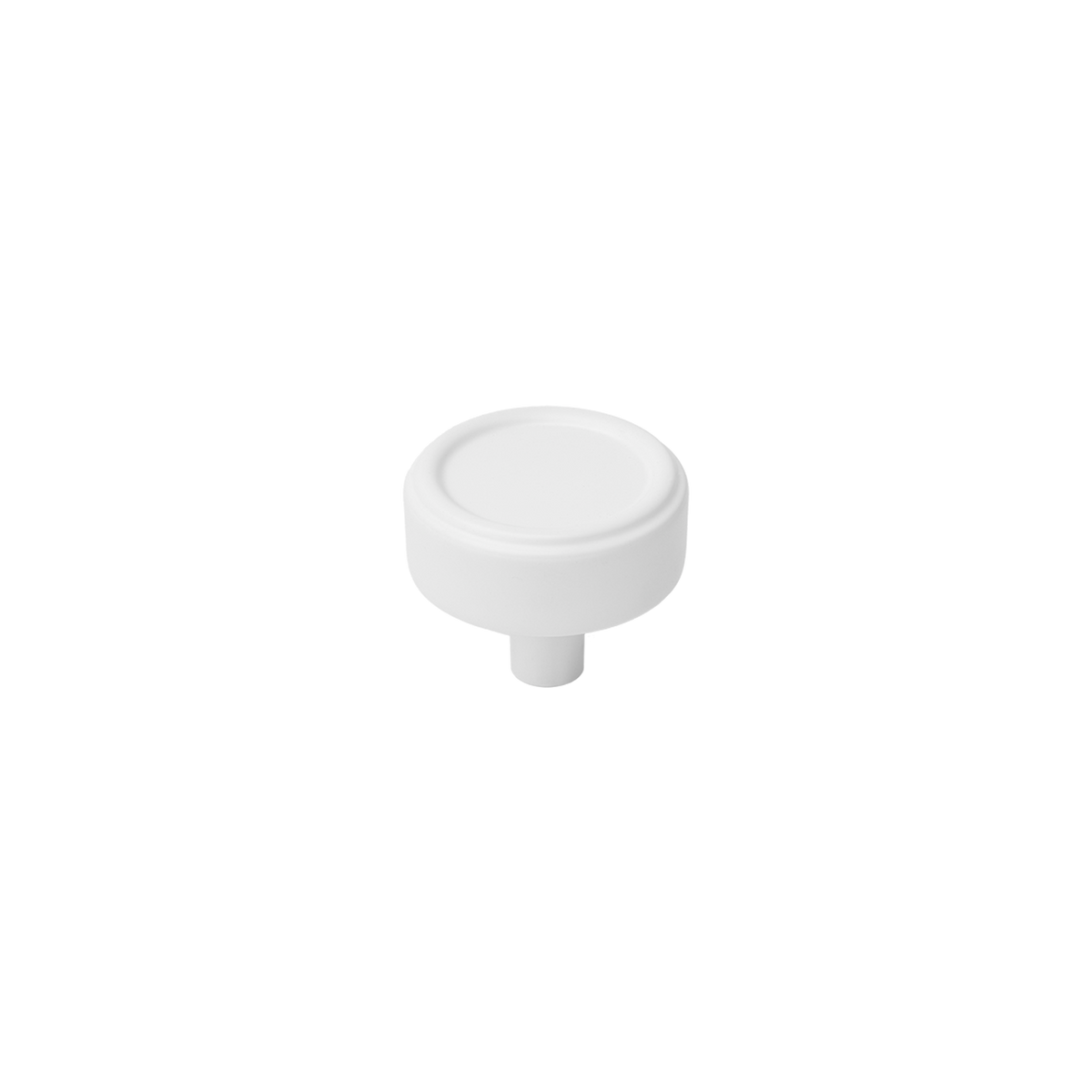 Momo Monaco Round Knob 36mm in Matt White