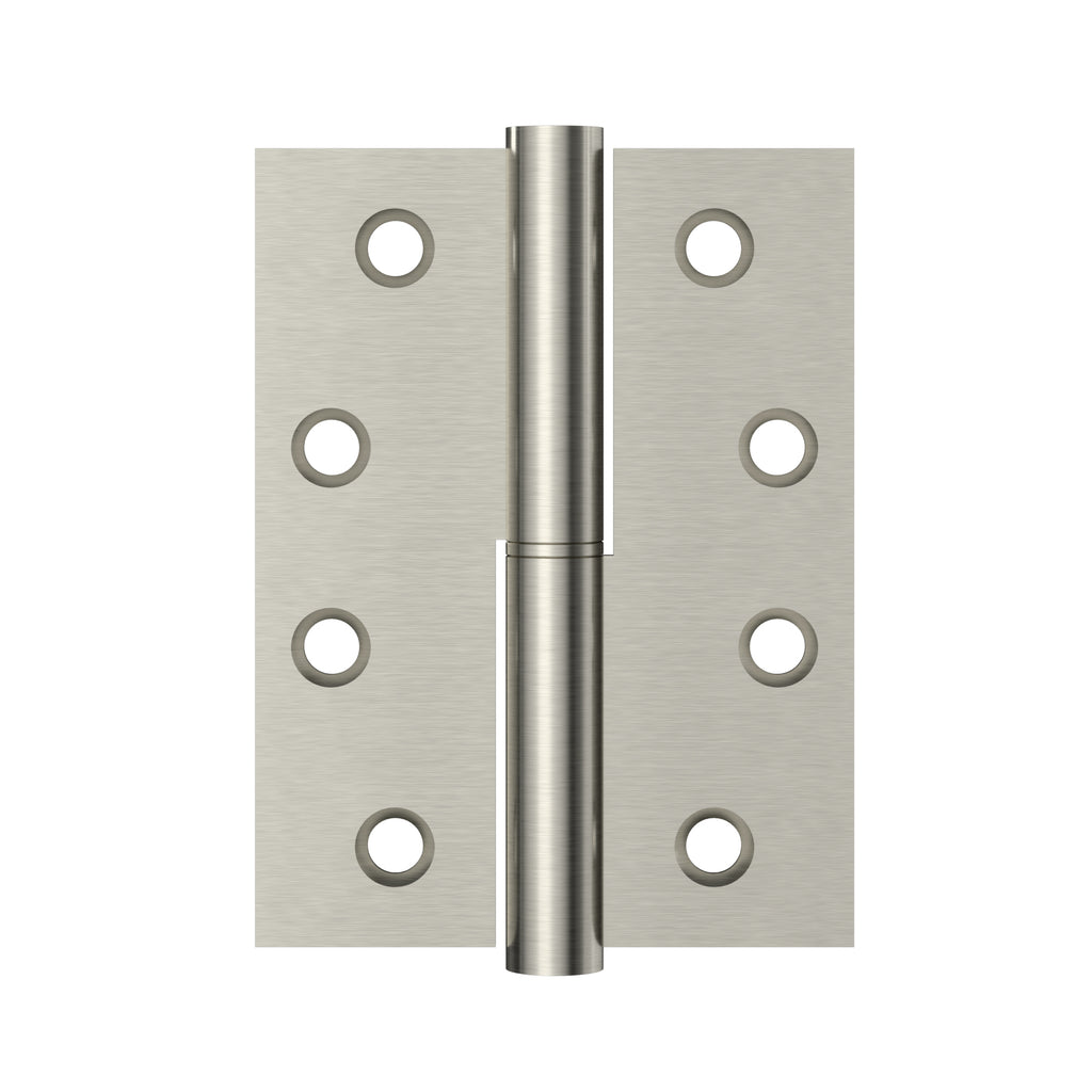 Meir Lift Off Door Hinge - Left Side Brushed Nickel