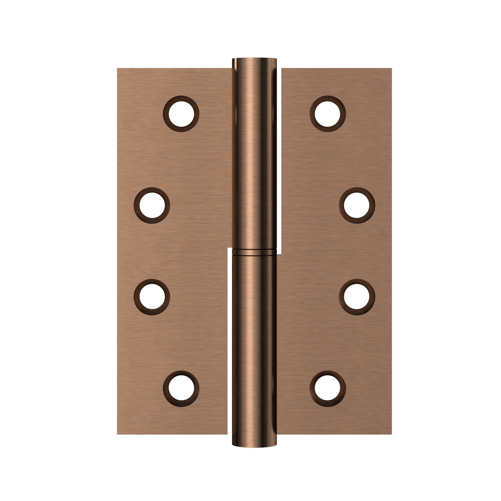 Meir Lift Off Door Hinge - Left Side Lustre Bronze