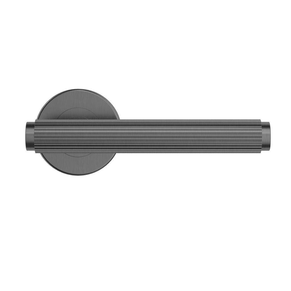 Meir Oppen Linear Lever Door Handle - Privacy Shadow