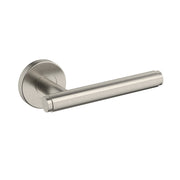 Meir Oppen Brushed Lever Door Handle - Passage Brushed Nickel
