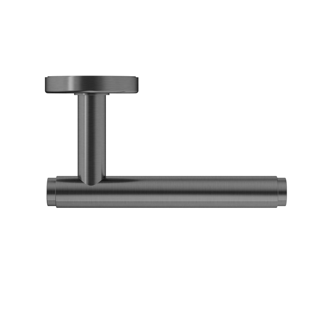 Meir Oppen Brushed Lever Door Handle - Passage Shadow