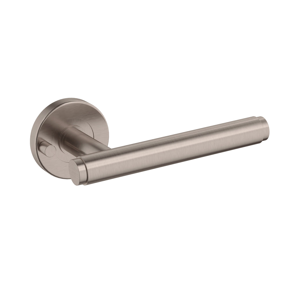 Meir Oppen Brushed Lever Door Handle - Privacy Champagne