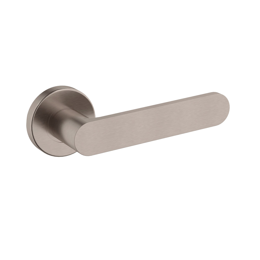 Meir Curvaé Flat  Lever Door Handle - Passage Champagne