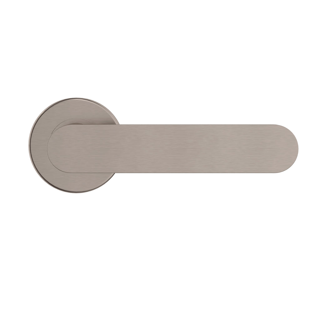 Meir Curvaé Flat  Lever Door Handle - Passage Champagne