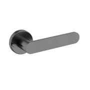 Meir Curvaé Flat Lever Door Handle - Privacy Shadow