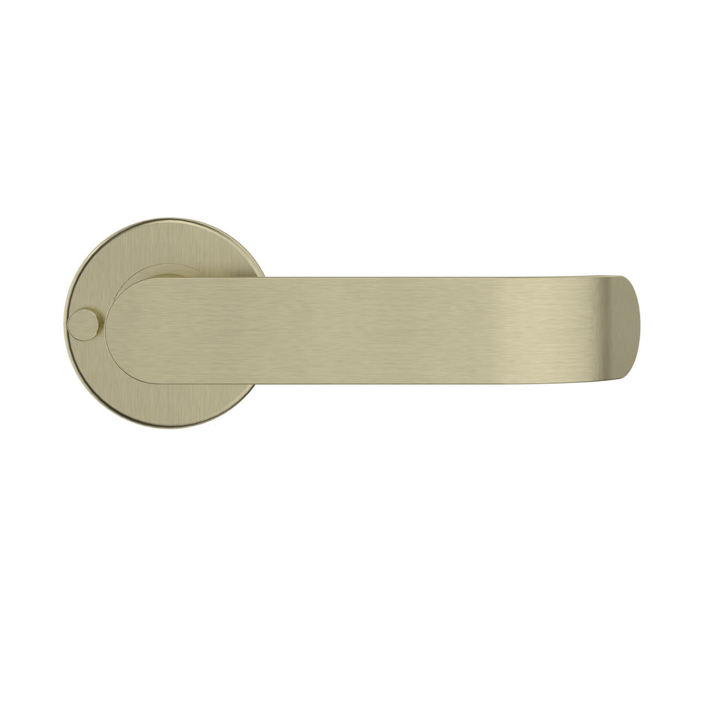 Meir Curvaé Return Lever Door Handle - Privacy Tiger Bronze