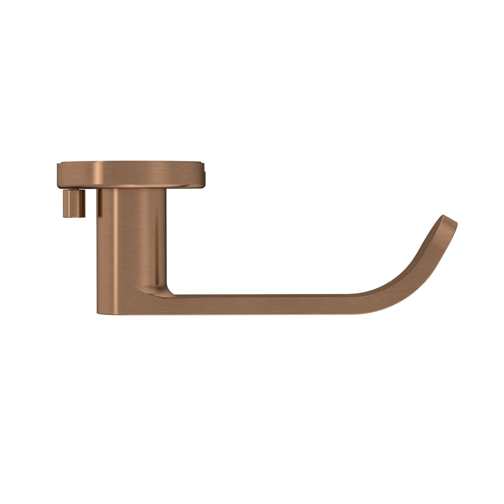 Meir Curvaé Return Lever Door Handle - Privacy Lustre Bronze