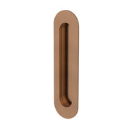 Meir Curvaé Oval Flush Pull - Passage Lustre Bronze