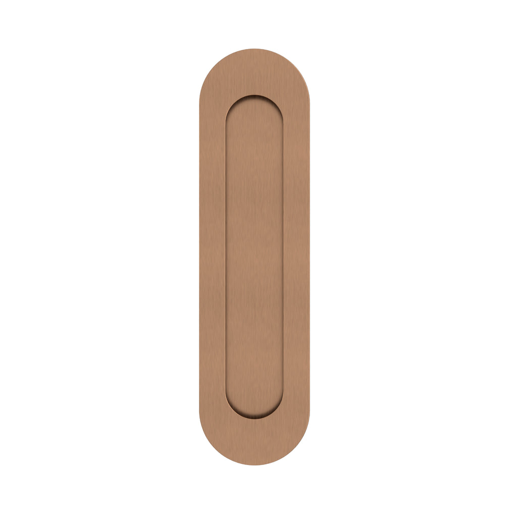 Meir Curvaé Oval Flush Pull - Passage Lustre Bronze