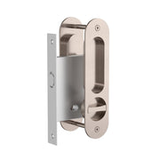 Meir Curvaé Oval Flush Pull - Privacy Champagne