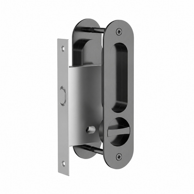 Meir Curvaé Oval Flush Pull - Privacy Shadow