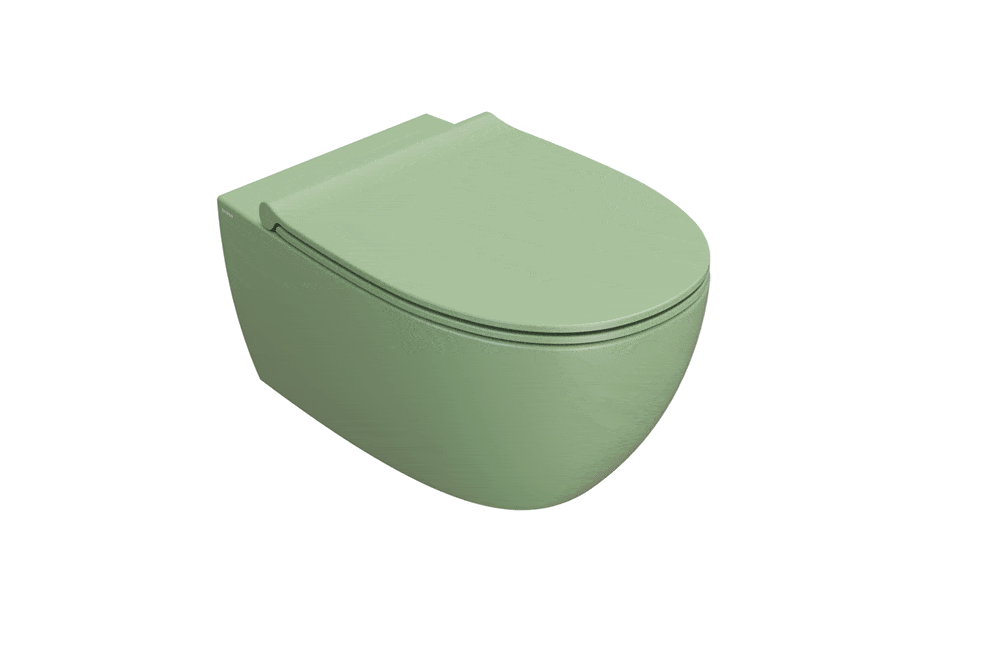 Globo 4All Compact SENZABRIDA® Wall Hung Pan Fleece Lime