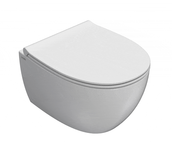 Globo 4All SENZABRIDA® Wall Hung Pan Gloss White