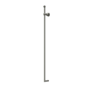 Modern National Medoc Vertical Heated Towel Rail - Brushed Nickel