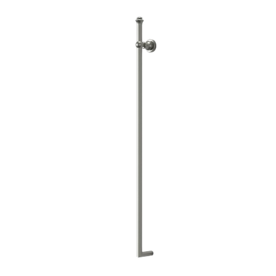 Modern National Medoc Vertical Heated Towel Rail - Brushed Nickel