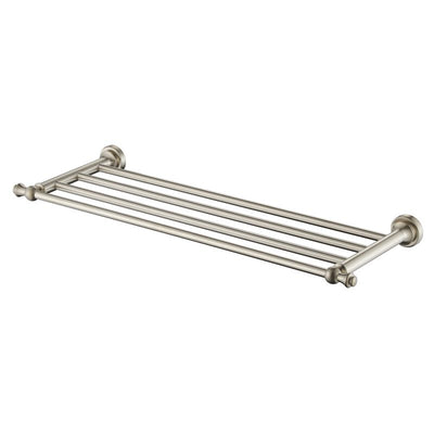 Modern National Medoc Bathroom Shelf - Brushed Nickel