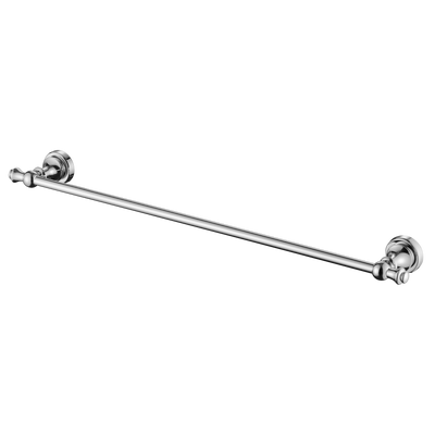 Modern National Medoc Single Towel Rail 600mm - Chrome