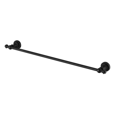 Modern National Medoc Single Towel Rail 600mm - Matte Black