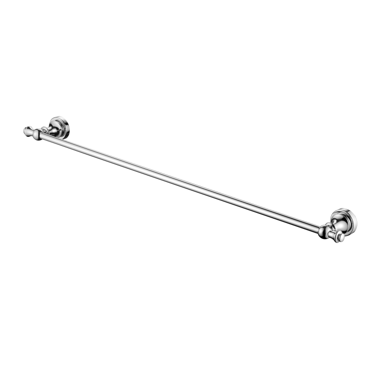 Modern National Medoc Single Towel Rail 750mm - Chrome