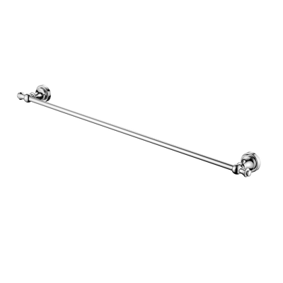 Modern National Medoc Single Towel Rail 750mm - Chrome