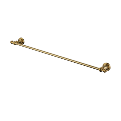 Modern National Medoc Single Towel Rail 750mm - Brushed Bronze