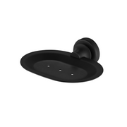 Modern National Medoc Soap Dish - Matte Black