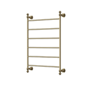 Modern National Medoc 6 Bar Heated Towel Rail - Brushed Bronze