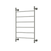 Modern National Medoc 6 Bar Heated Towel Rail - Brushed Nickel