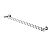 Modern National Medoc Double Towel Rail 750mm - Chrome