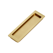 Momo Handles Cavity Slider Flush Pull Brushed Satin Brass