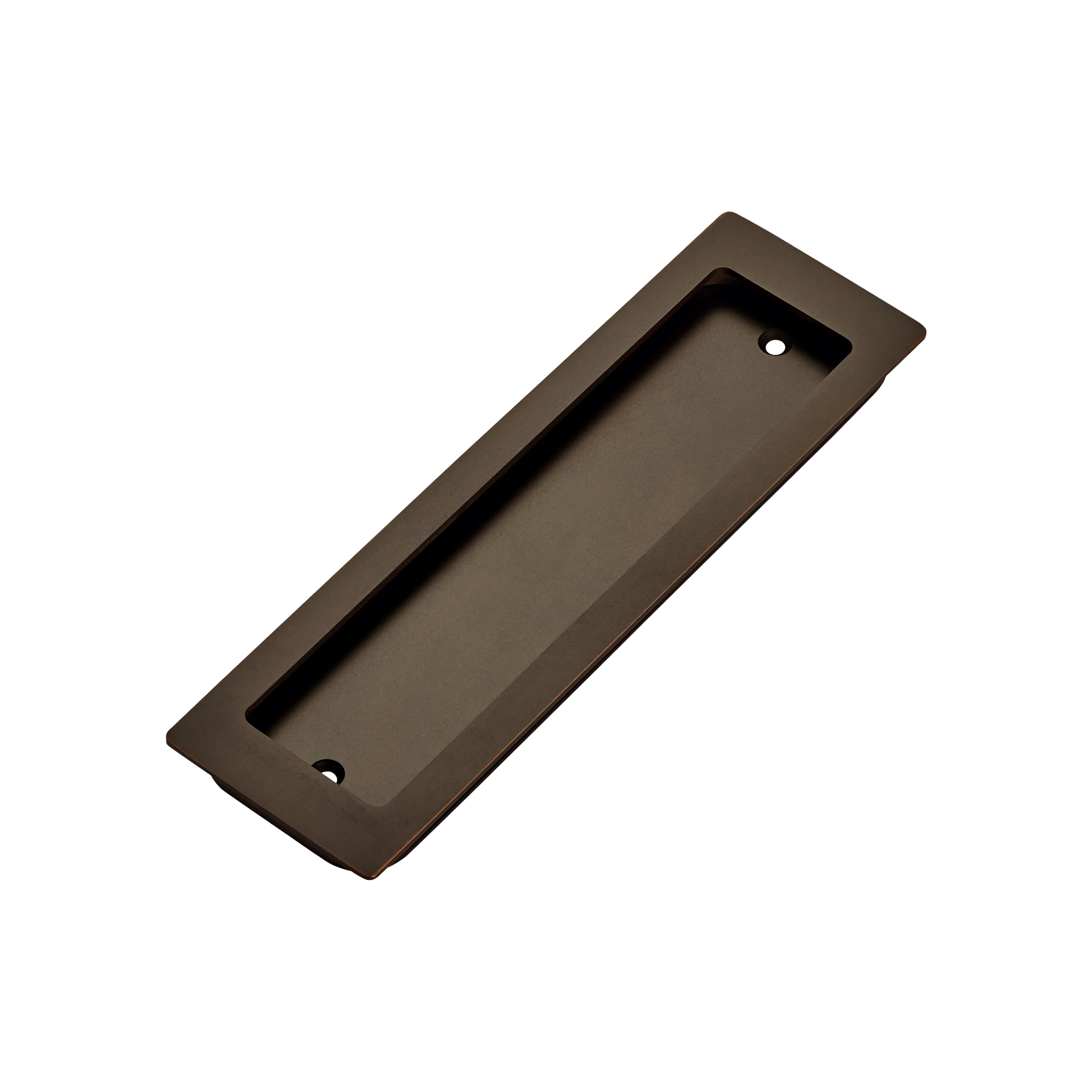 Momo Handles Cavity Slider Flush Pull Dark Bronze