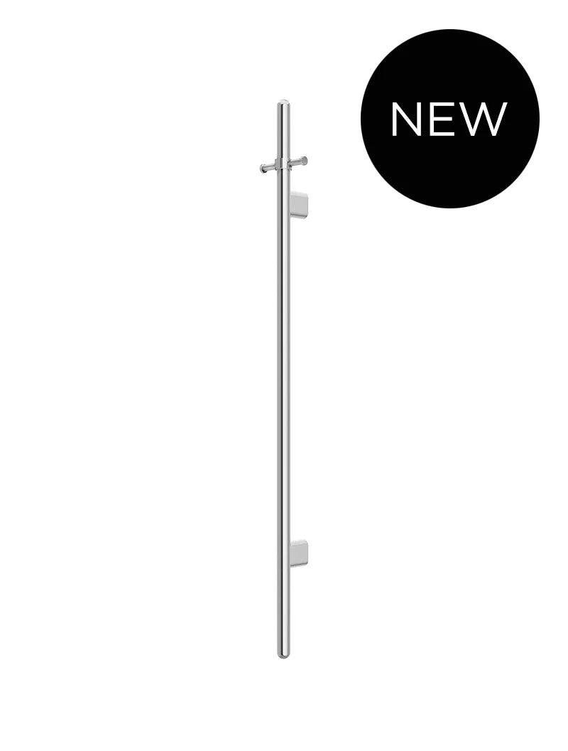 Meir Heated Vertical Towel Rail - Chrome