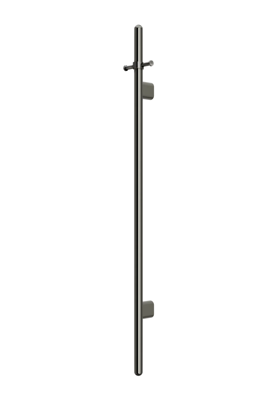 Meir Heated Vertical Towel Rail - Gunmetal