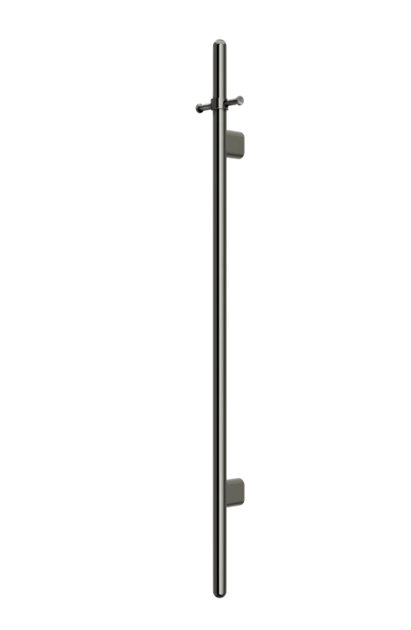 Heated Vertical Towel Rail - Gunmetal