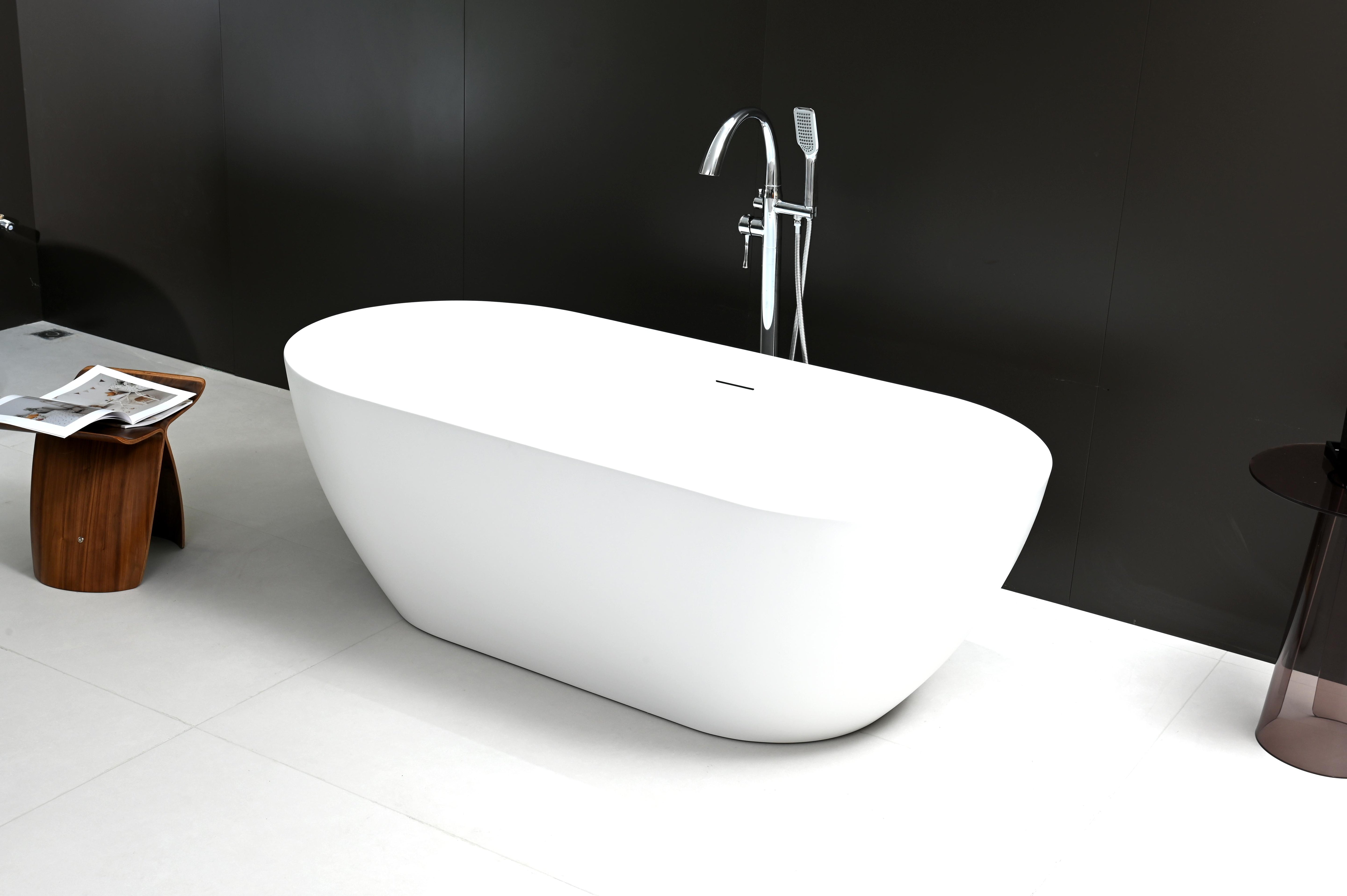 Mimi 10 1680 Matte White Acrylic Free Standing Bath