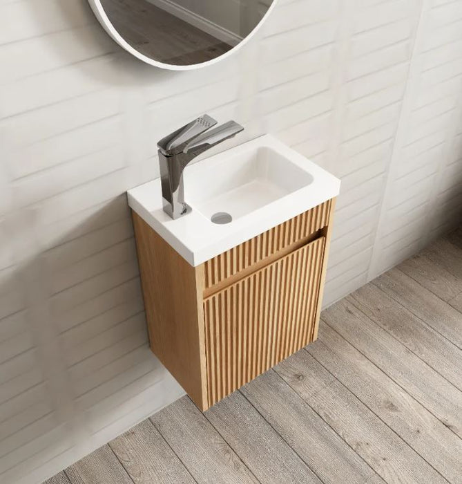 Otti Mini Ensuite 400 Vanity Woodland Oak